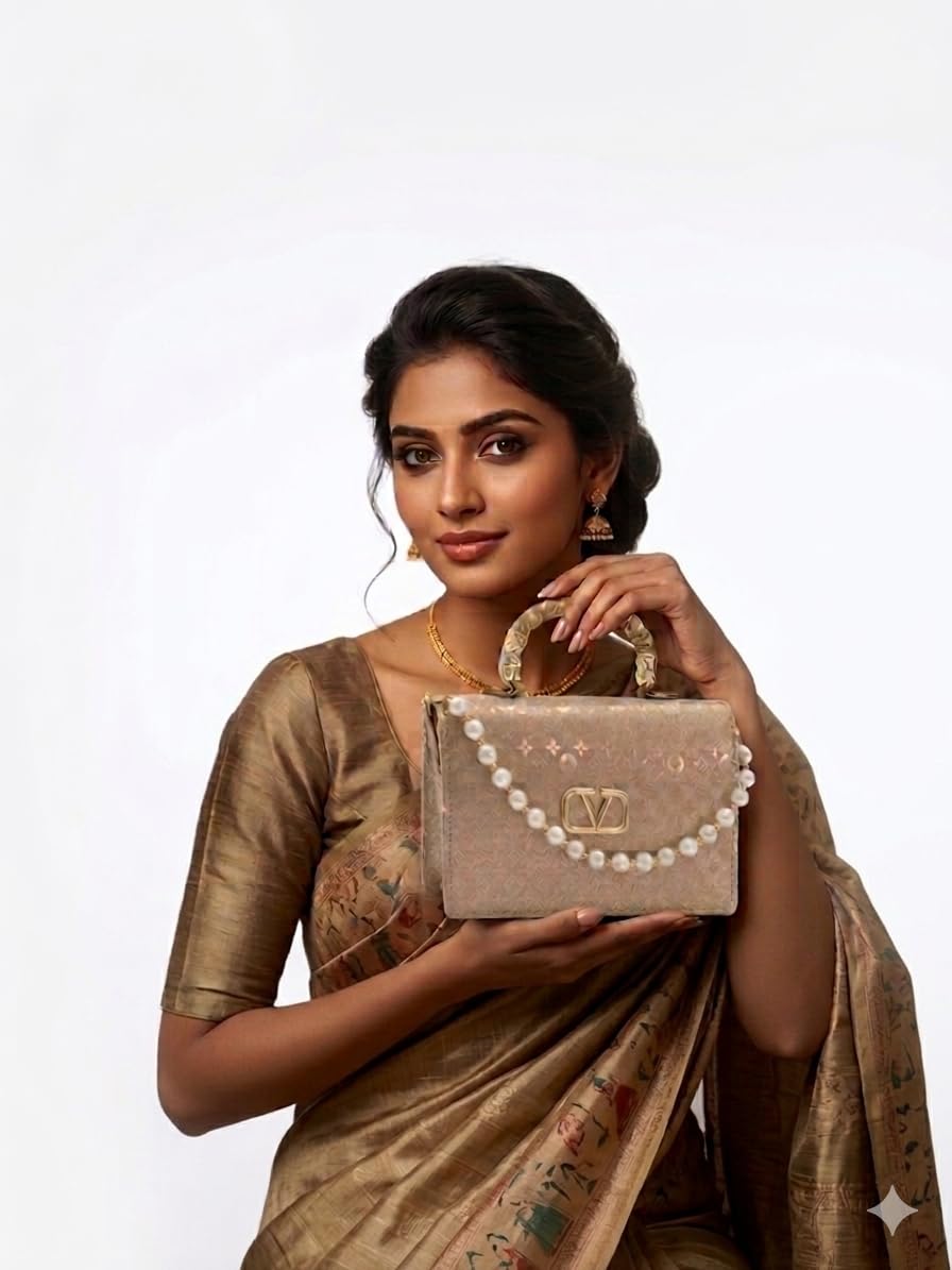 Stylish Women’s Handbag with Chain Strap – Premium Shoulder Bag | Designer Top Handle Purse | Compact Crossbody Sling Bag | Fashion Handbag for Daily & Party Use