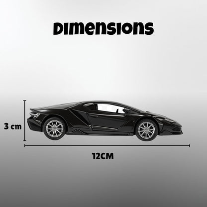 Lamborghini Die Cast Metal Toy Car 1:32 Scale Black
