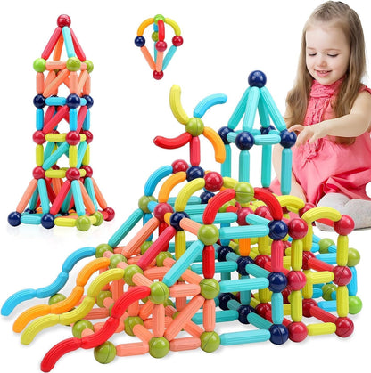 Magnetic Sticks Building Blocks Set for Kids (25 Pieces)