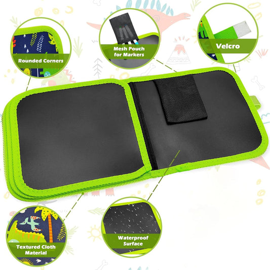 6 Pages Erasable Slate Book for Kids