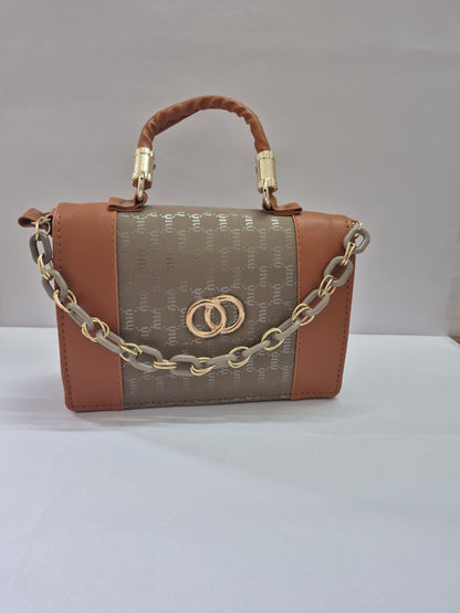 Stylish Women’s Handbag with Chain Strap – Premium Shoulder Bag | Designer Top Handle Purse | Compact Crossbody Sling Bag | Fashion Handbag for Daily & Party Use