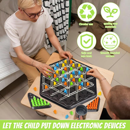 Triggle Chain Triangle Chess Game