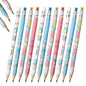 12 Pc Cartoon Print Mechanical Pencils 2.0 mm with Inbuilt Sharpener Random colour