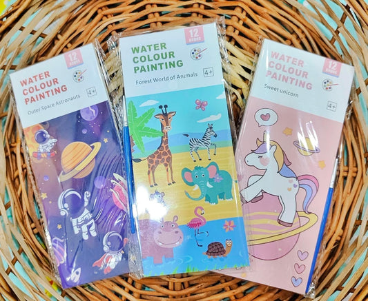 Magical Water Coloring Book for Kids – Set of 3 (12 Sheets Each)