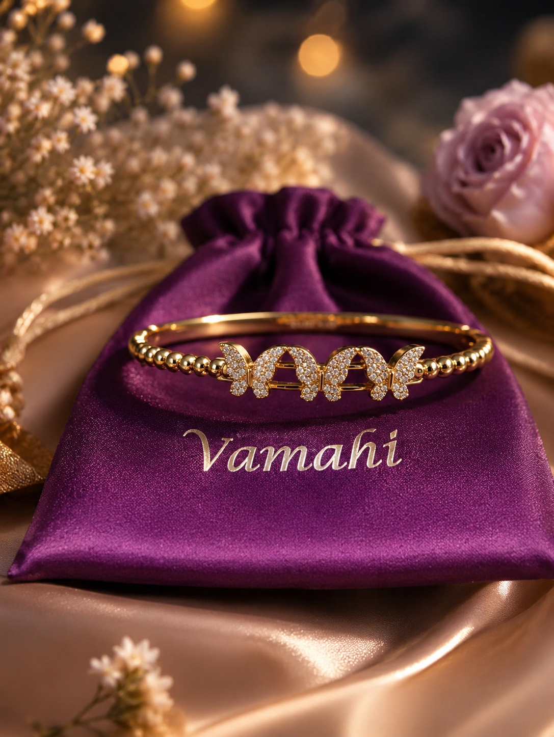 Butterfly Bracelet Kada...Anti Tarnish