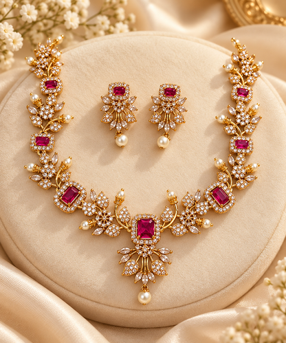 Statement Necklace New Collections - with Back rope