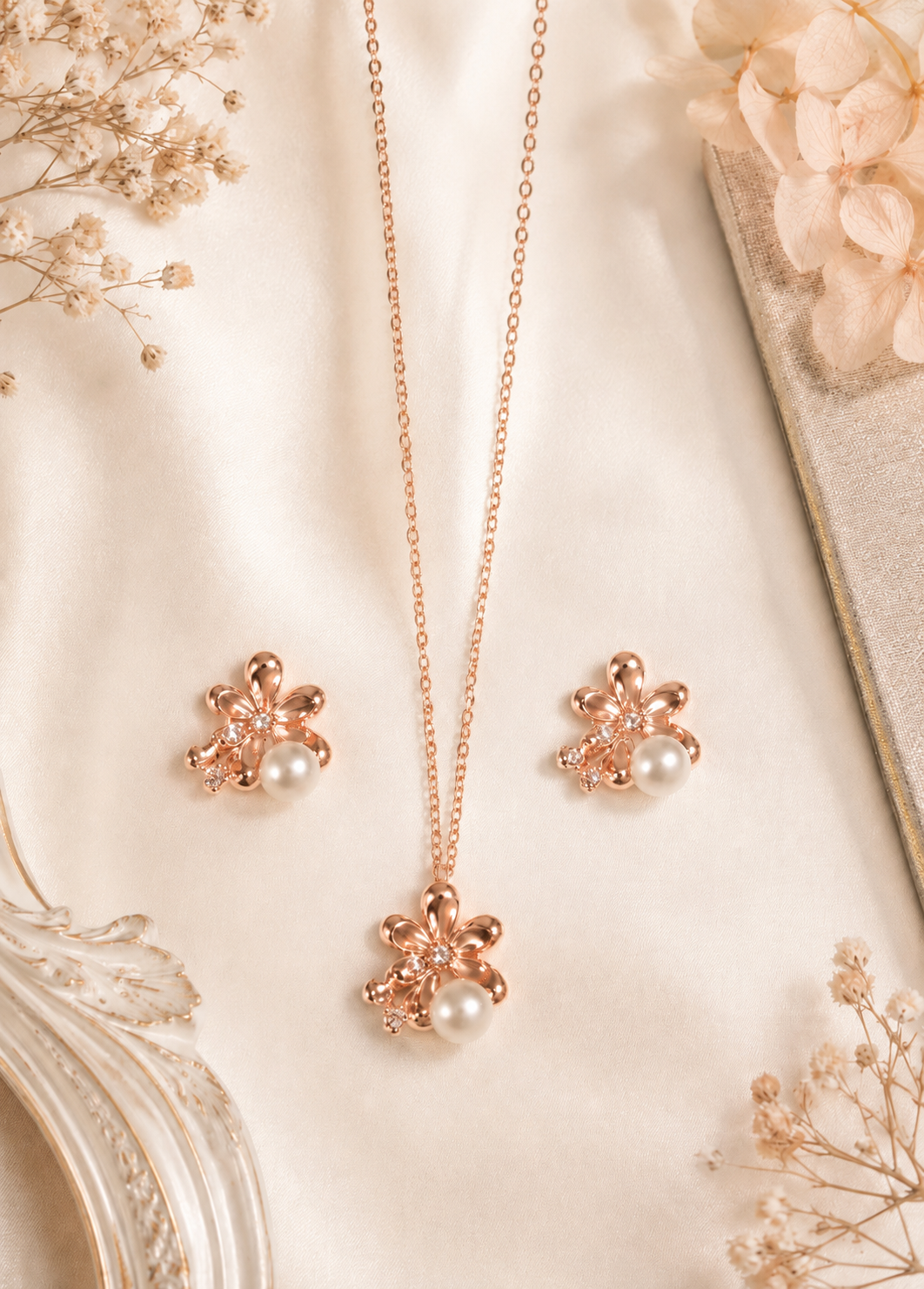 Imported Antirarnish chain with earrings