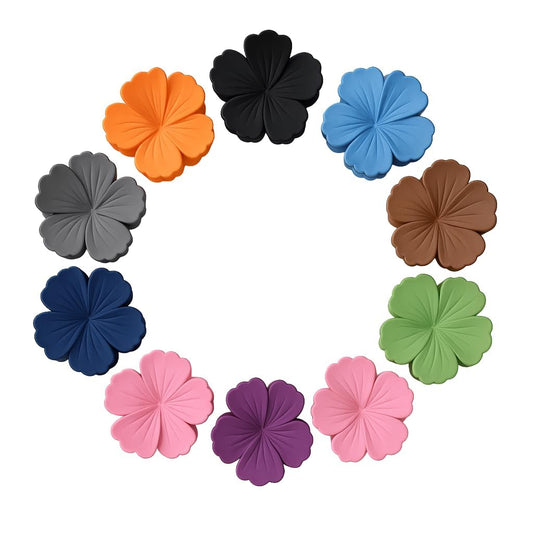 3 Pcs Korean Matte Flower Hair Claw Clips for Women & Girls