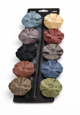 3 Pcs Korean Matte Flower Hair Claw Clips for Women & Girls