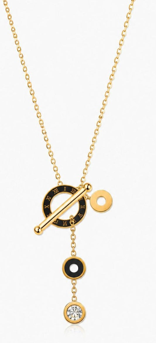 Imported Anti Tarnish chain set - Clock