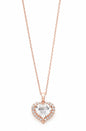 Imported Anti Tarnish chain - white heart